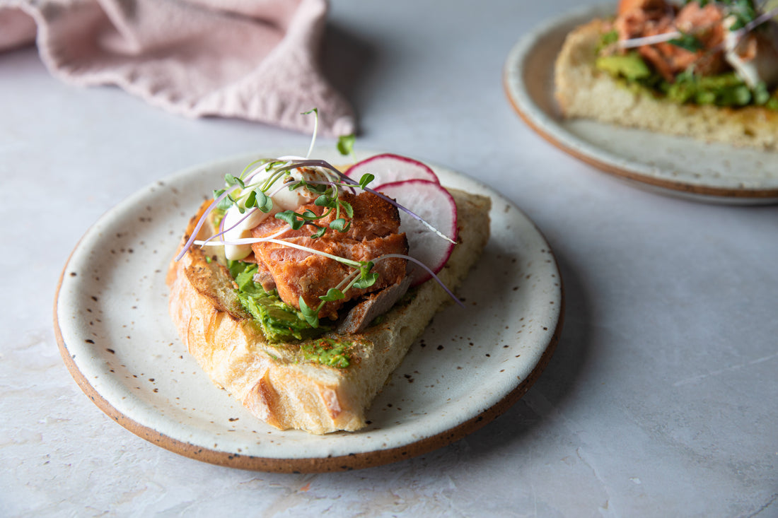 Cedar Planked Salmon Avocado Toast