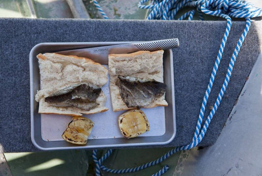 Grilled Bass Sandwich