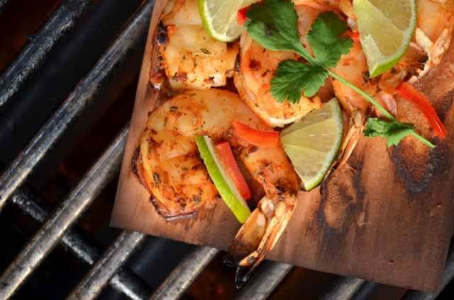 Planked Shrimp