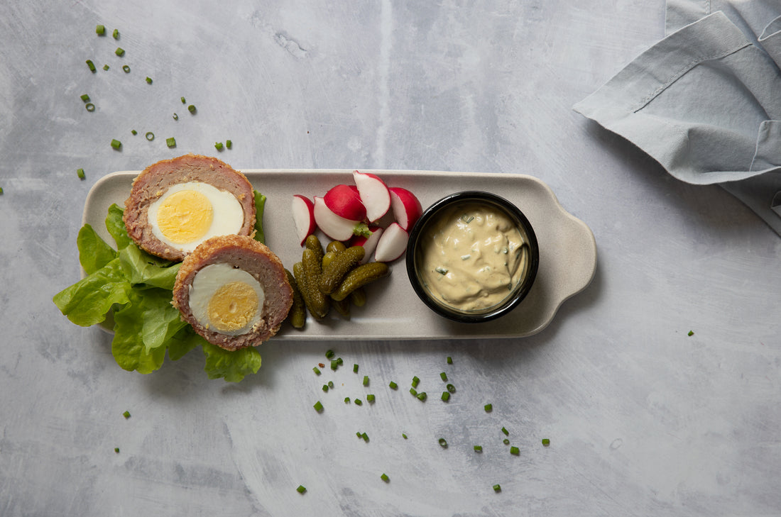 Pellet Smoked Scotch Eggs