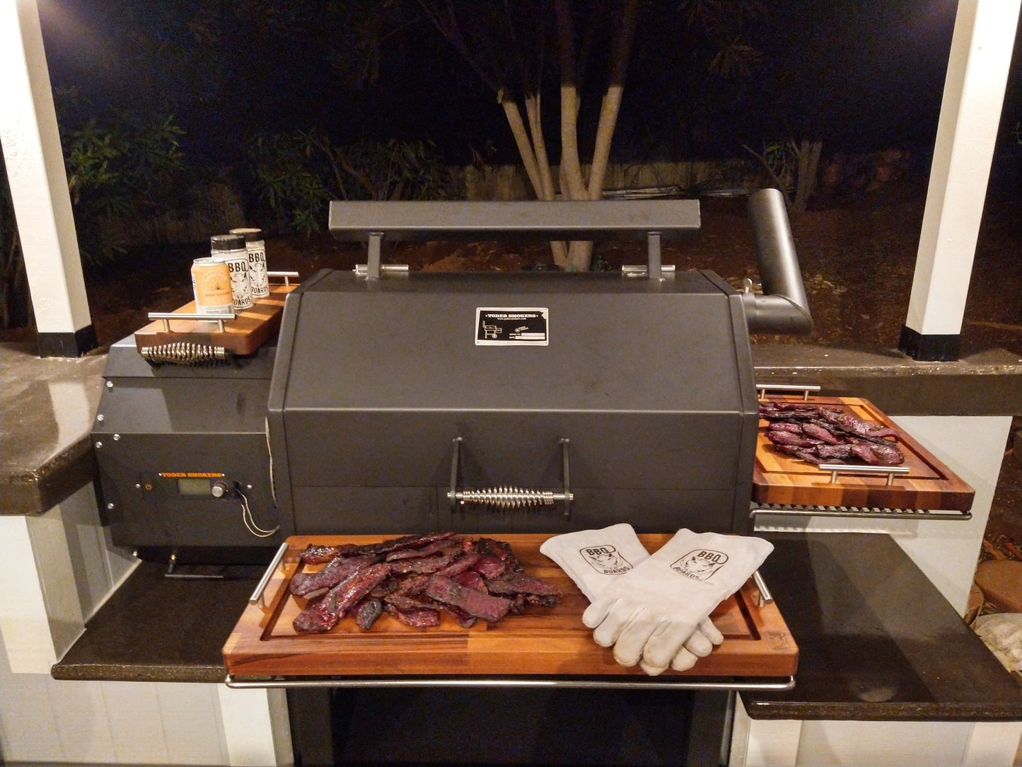 BBQ Boards®, Yoder YS640 Trio Front, Side & Pellet Bin Boards (Sold As Set of Three)