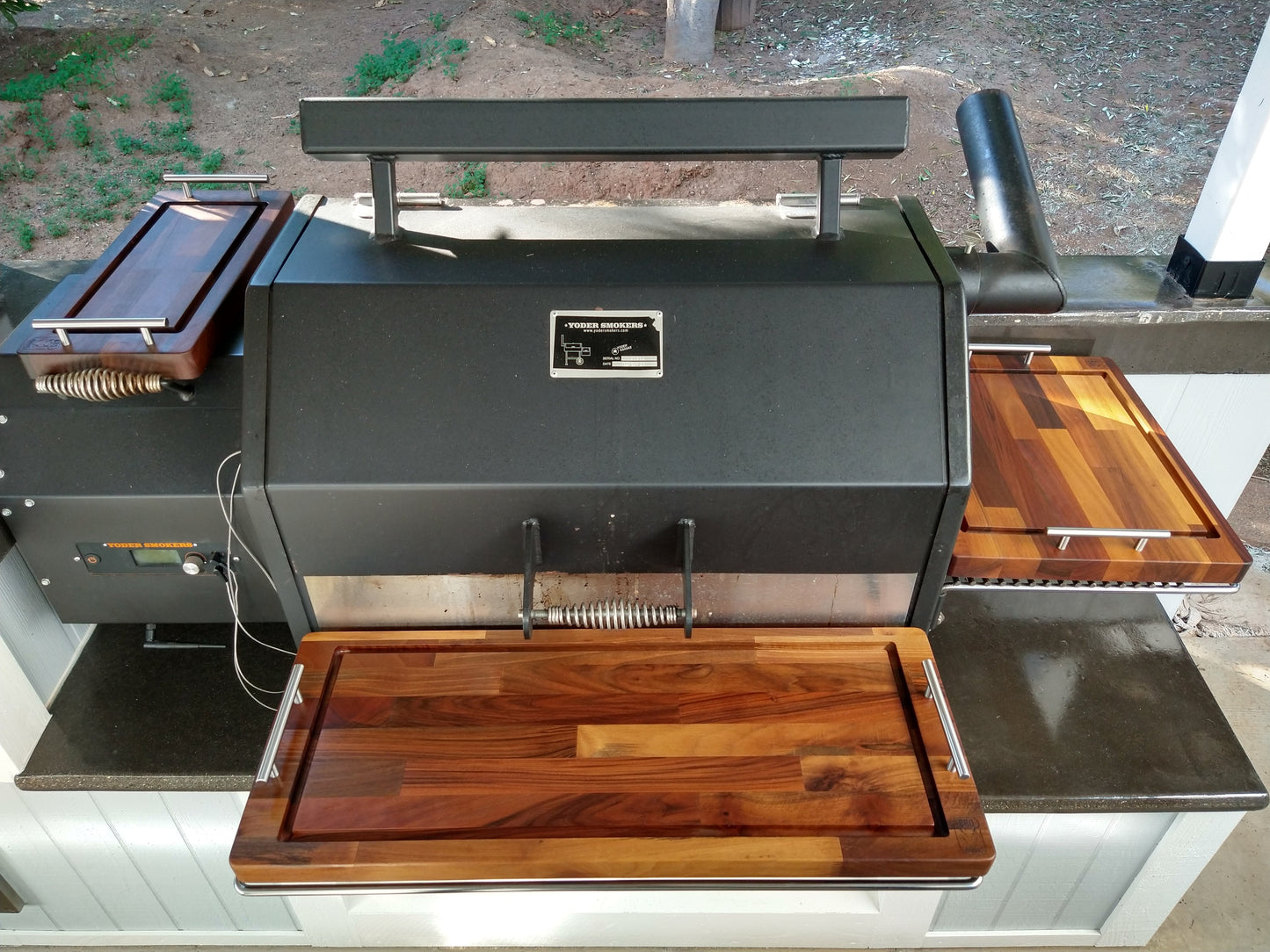 BBQ Boards®, Yoder YS640 Trio Front, Side & Pellet Bin Boards (Sold As Set of Three)