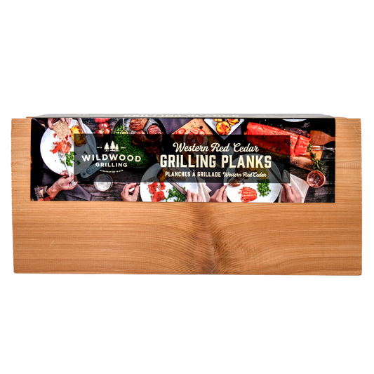 Western Red Cedar Grilling Planks - 7" x 15" - King Salmon Sized (8-Pack)