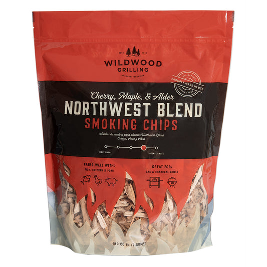 Premium Northwest Blend Smoking Chips | 180 Cubic In.