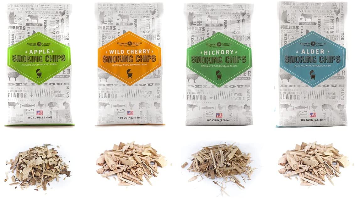 Smoking Chips Variety Pack: 4 Bags