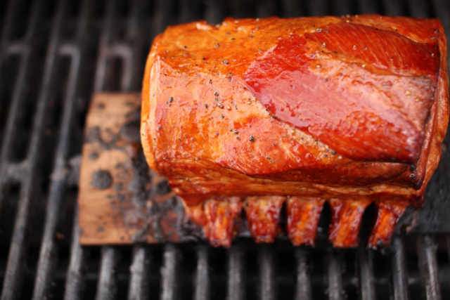 Pork Roast on an Alder Grilling Plank