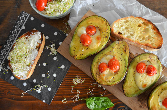 Avocado Toast on an Alder Grilling Plank