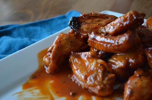 Cedar Planked Buffalo Wings