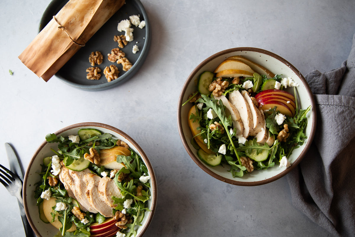 Maple Wrapped Honey Mustard Chicken Salad