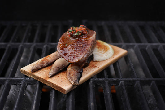 Planked Mushroom Steak