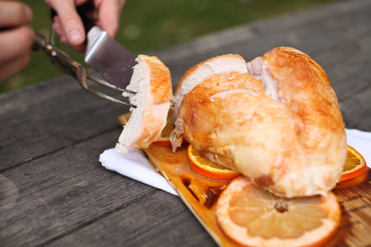 Turkey Breast on a Cedar Grilling Plank