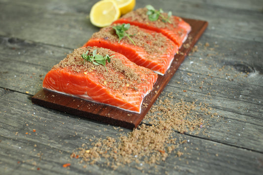 Five Ingredient Cedar Planked Salmon