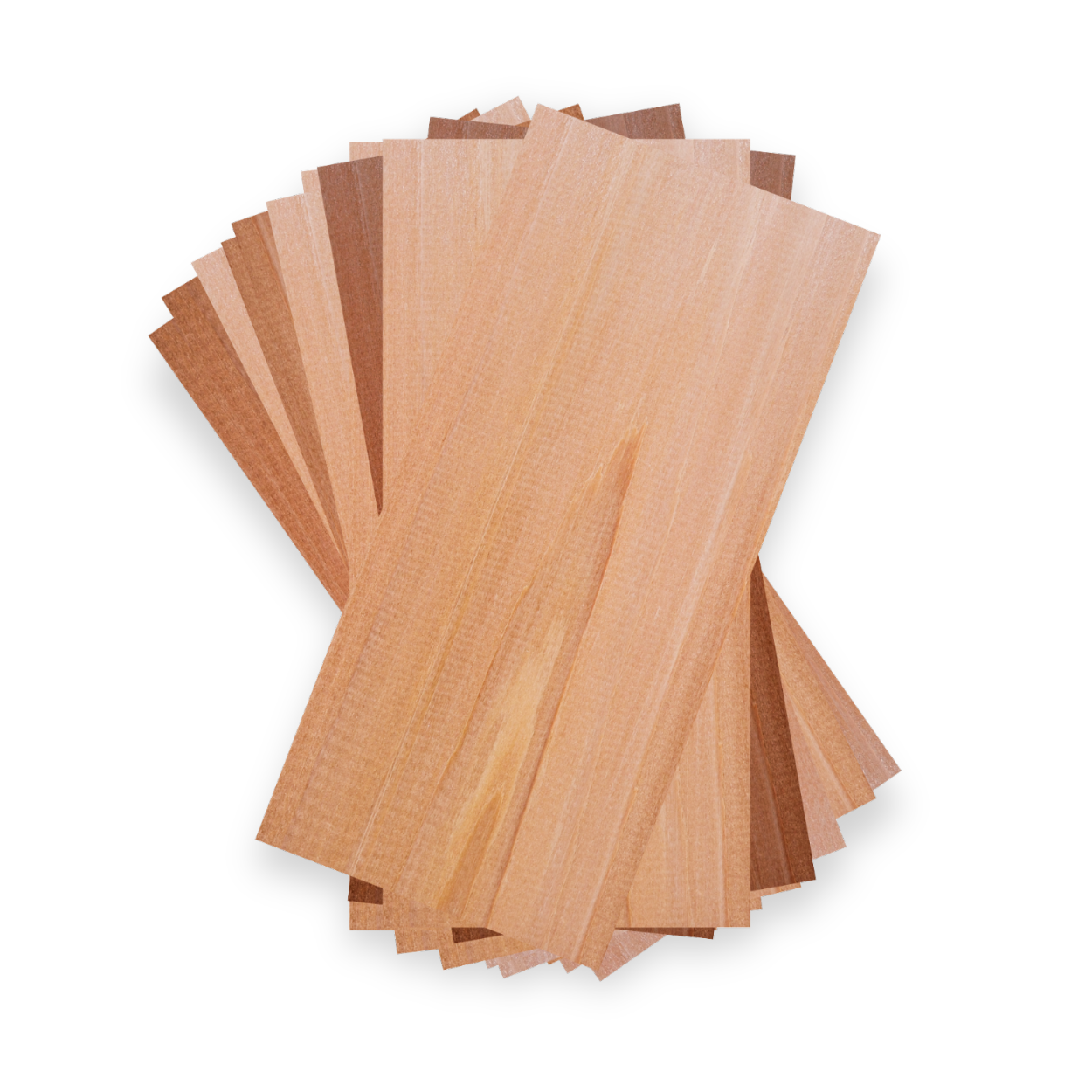 12-Pack Western Red Cedar 5" x 11" Grilling Planks for Salmon