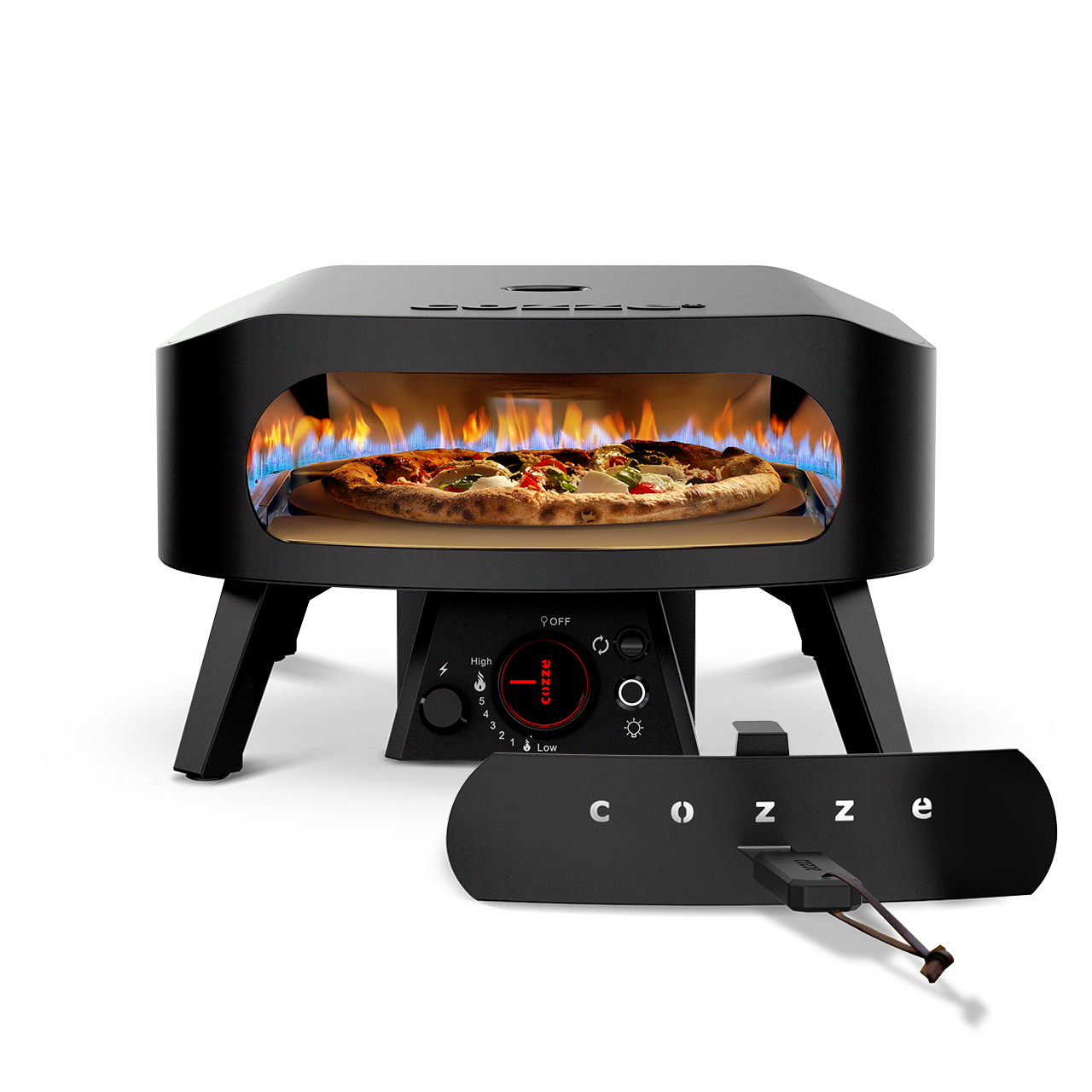 Schwank Grills Cozze Gas Pizza Oven - with Rotating Pizza Stone