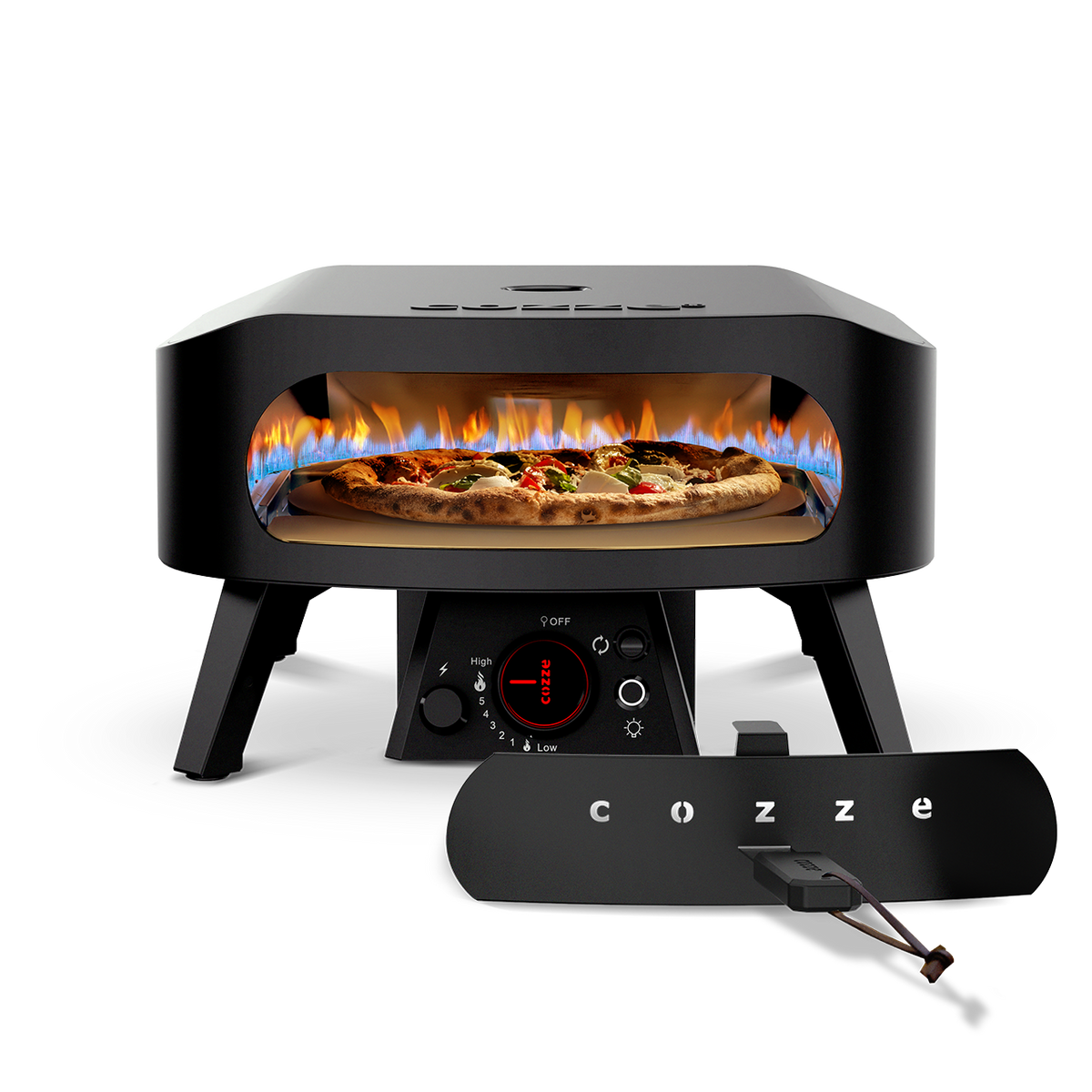 Schwank Grills Cozze Gas Pizza Oven - with Rotating Pizza Stone