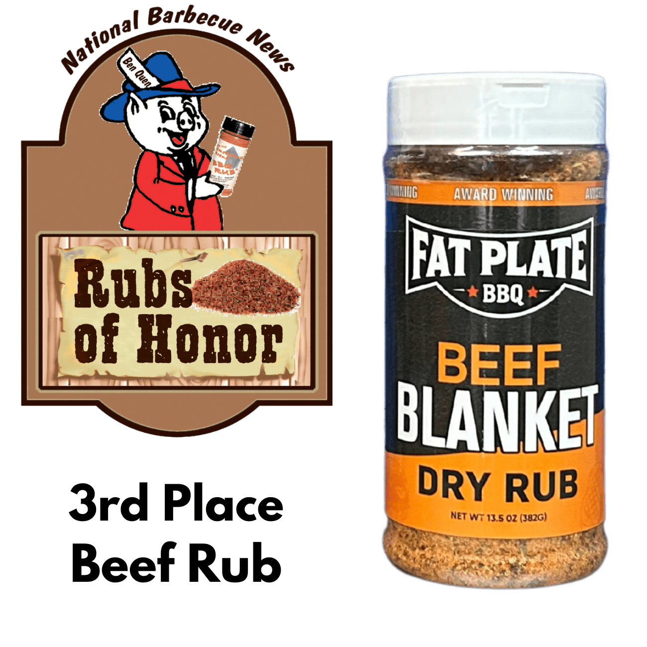 Fat Plate BBQ Beef Blanket Rub