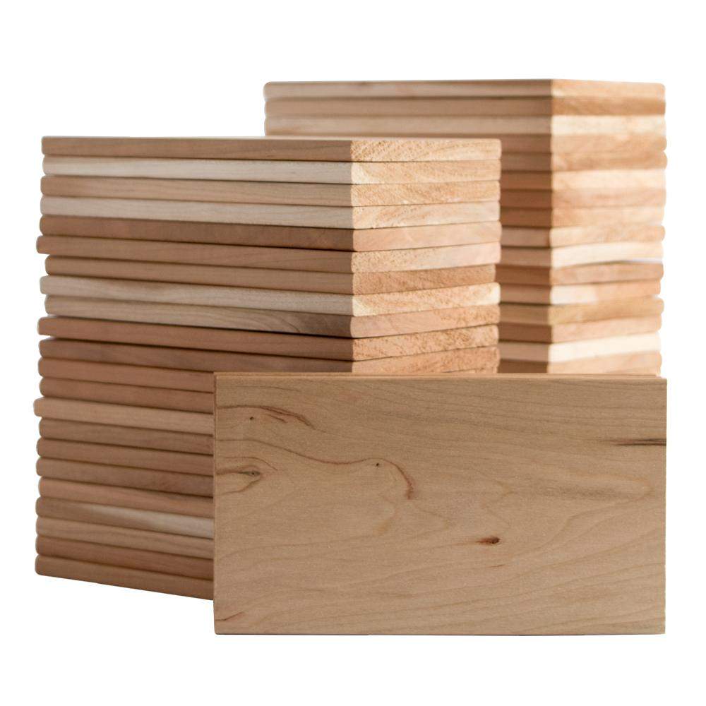 Cherry Grilling Planks 50 PACK: 4"x7" 1-2 Serving
