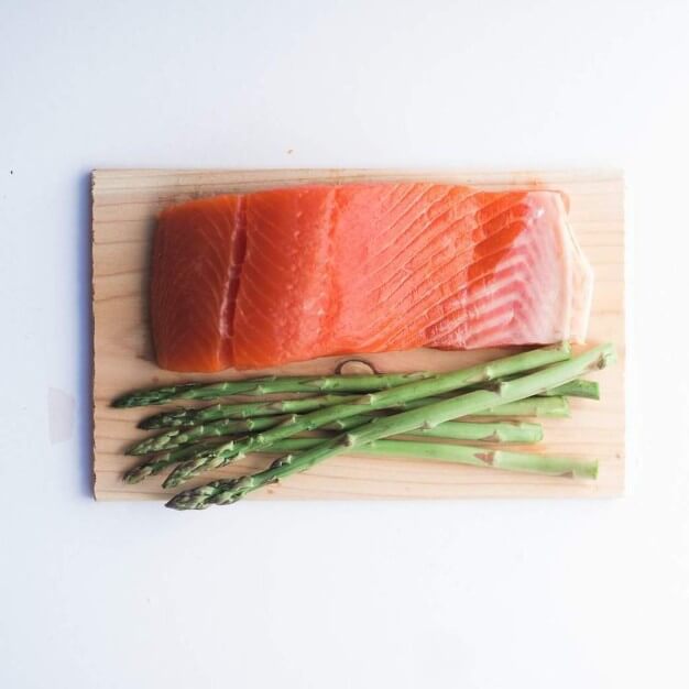 Wildwood Grilling 5-Pack 5" x 8"Alder Wood Grilling Planks for Salmon & Seafood