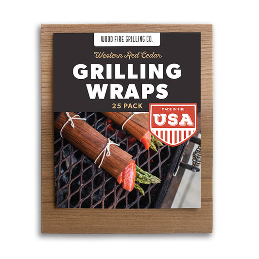 Cedar Grilling Wraps 8x7.25" - 25 Pack
