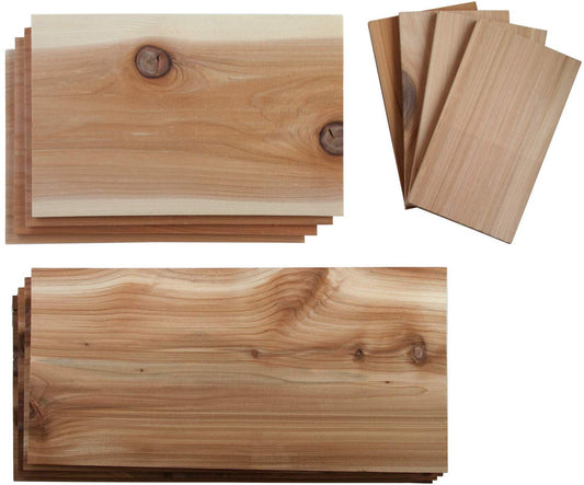 Cedar Grilling Plank Party Pack - 12 Planks in 3 Sizes
