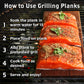 12-Pack Western Red Cedar 5" x 11" Grilling Planks for Salmon