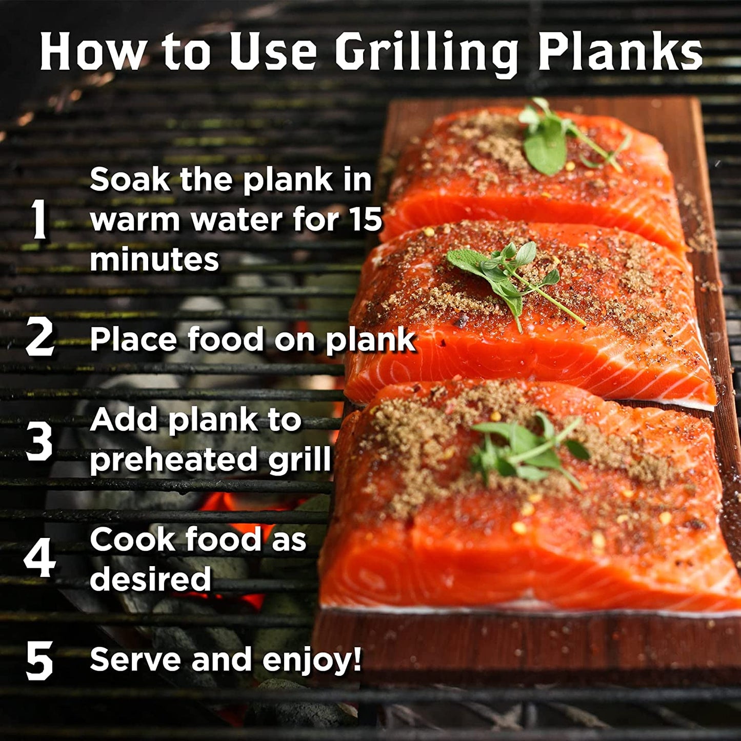 Cedar Planks for Grilling Salmon - 5x11" Retail 12 Pack