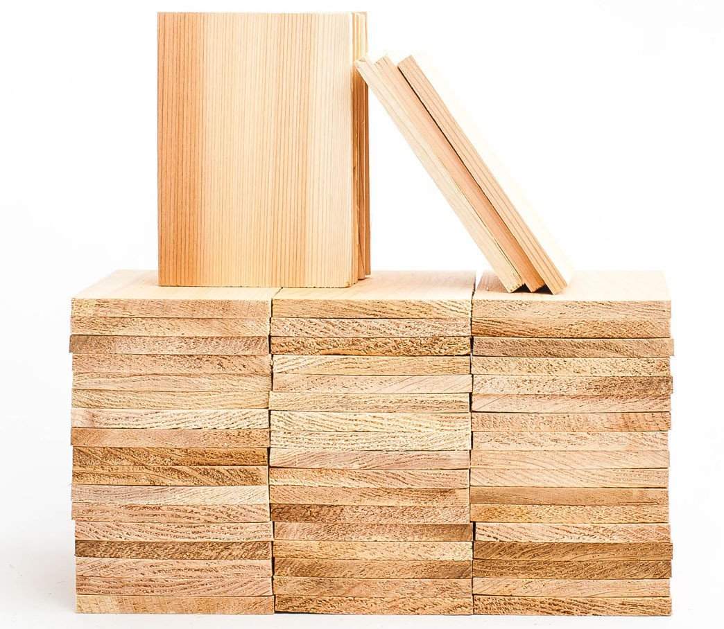 Chef Pack: Cedar Grilling Plank 60 Pack: 3.5" x 5" (Single Serving)