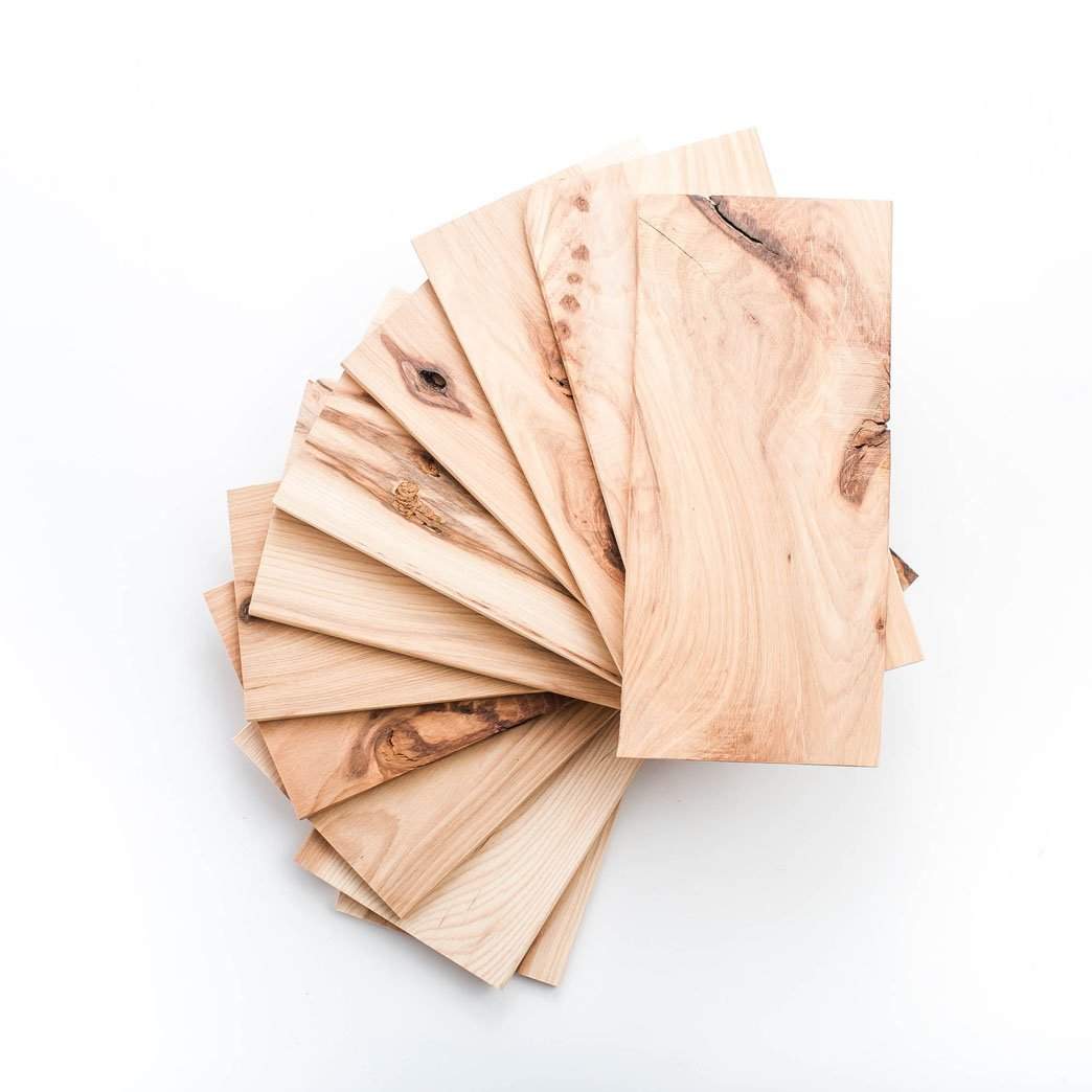 hickory grilling plank 12 pack wood smoke bbq